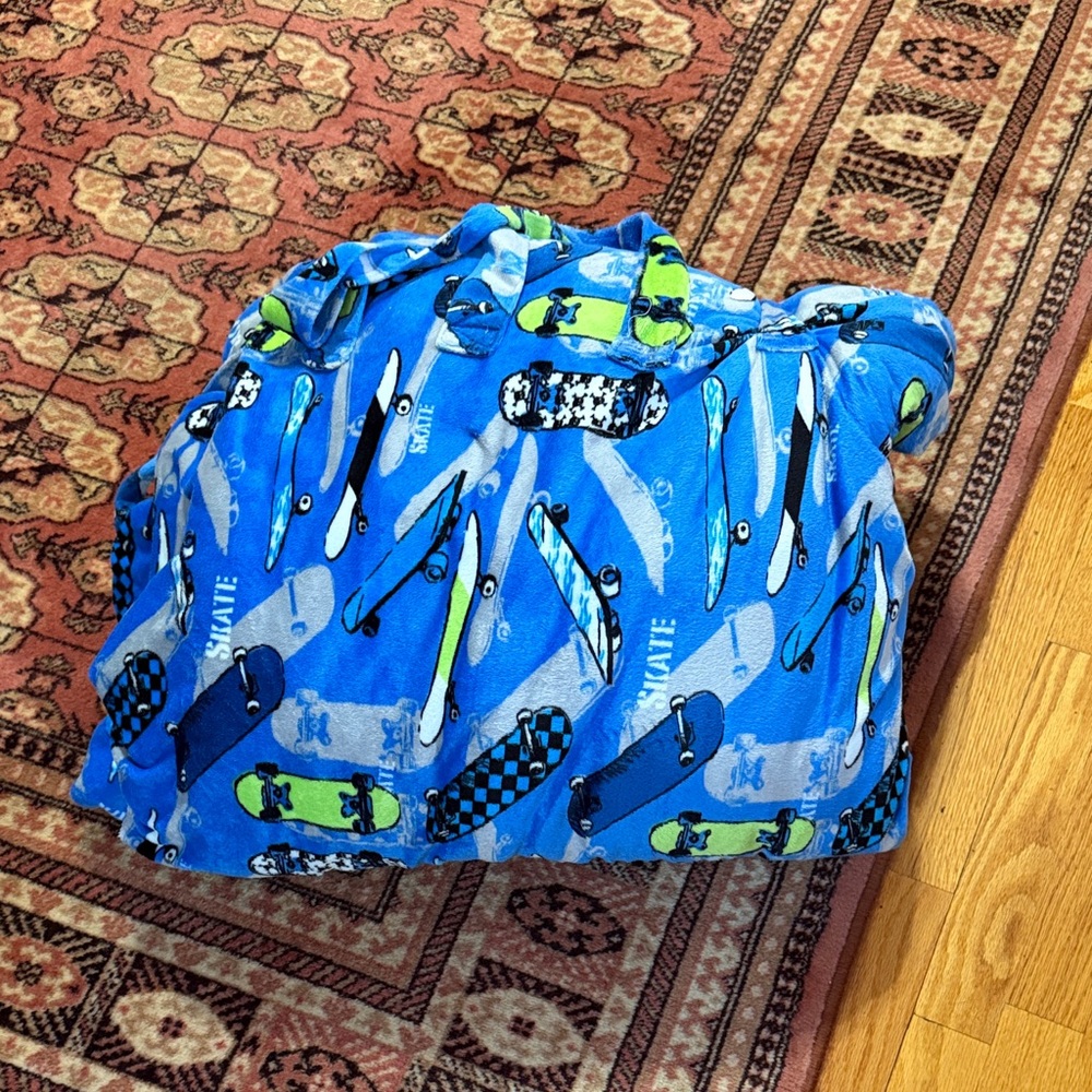 Target Vibrant Blue Skateboard Blanket